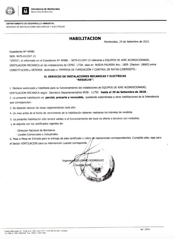 Instalaci&oacute;n mec&aacute;nica y el&eacute;ctrica I.M.